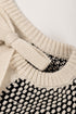 Mixed Stitch Texture Relaxed Fit Pullover Sweater