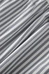Mixed Stripe Cotton Gauze Button Front Babydoll Blouse