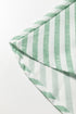 Mixed Stripe Quarter Zip Long Sleeve Woven Pullover