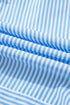 Mixed Stripe Short Sleeve Boxy Button Up Shirt