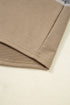 Mixed Texture Exposed Seam Button Henley Pullover