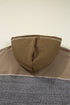 Mixed Texture Exposed Seam Button Henley Pullover