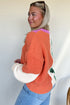 Mixed Texture Patchwork Cable Knit Pullover Sweater