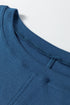 Mixed Texture Patchwork Long Sleeve Crew Neck Top
