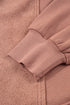 Mixed Texture Quarter Zip Cargo Pocket Pullover