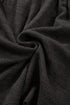 Mixed Texture Waffle Knit Patchwork Frayed Hem Hooded Top