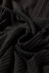 Mixed Texture Waffle Knit Quarter Zip Pullover