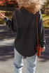 Mixed Texture Waffle Knit Quarter Zip Pullover