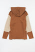 Mixed Texture Waffle Knit V Neck Top