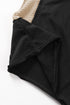 Mixed Texture Waffle Knit V Neck Top