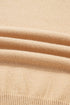 Mock Neck Balloon Sleeve Textured Knit Skirt Set