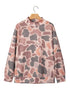 Mock Neck Camouflage Print Western Pullover Sweatshirt