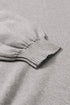 Mock Neck Exposed Seam Balloon Sleeve Sweater