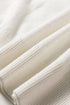 Mock Neck Ribbed Knit Button Cuff Top