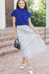 Mock Neck Ribbed Knit Cap Sleeve Sweater Top