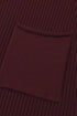 Mock Neck Ribbed Knit Cap Sleeve Sweater Top