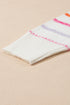 Mock Neck Stitch Detail Striped Knit Sweater