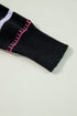 Mock Neck Stitch Detail Striped Knit Sweater