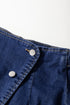 Modern Asymmetric Wrapped Buttoned High Waist Denim Shorts