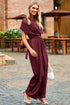 Modern Cap Sleeve Knot Waist Shift Jumpsuit