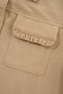 Modern Frilled Pocket Button Up Corduroy Shirt Jacket
