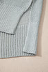 Modern Geometric Block Drop Shoulder Sweater
