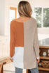 Modern Geometric Block Drop Shoulder Sweater