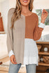Modern Geometric Block Drop Shoulder Sweater