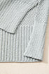 Modern Geometric Block Drop Shoulder Sweater
