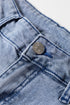 Modern High Waist Solid Button Fly Flare Jeans