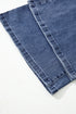 Modern High Waist Solid Button Fly Flare Jeans