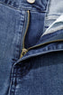 Modern High Waist Solid Button Fly Flare Jeans