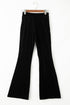 Modern High Waisted Flare Silhouette Corduroy Pants