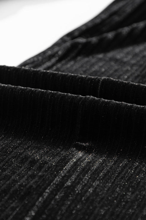 Modern High Waisted Flare Silhouette Corduroy Pants