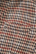 Modern Houndstooth Print Lapel Collar Blazer