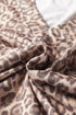 Modern Leopard Print V Neck Pullover Two Piece Dresses
