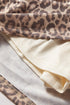 Modern Leopard Print V Neck Pullover Two Piece Dresses
