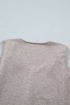 Modern Metal Star Detail V Neck Knit Sweater Vests