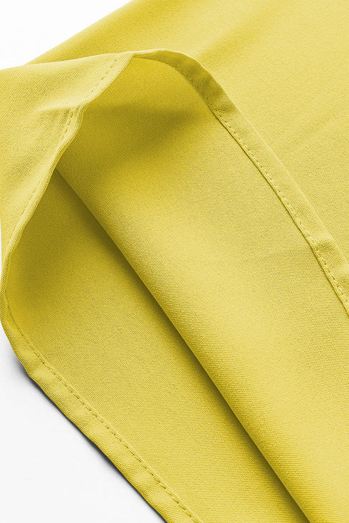 Modern Minimalist Draped Wrap V Neck Blouse