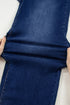 Modern Minimalist Patch Pocket Wide Leg Denim Jeans