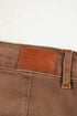 Modern Minimalist Patch Pocket Wide Leg Denim Jeans