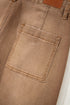 Modern Minimalist Patch Pocket Wide Leg Denim Jeans