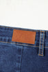 Modern Minimalist Patch Pocket Wide Leg Denim Jeans