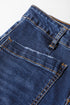 Modern Minimalist Patch Pocket Wide Leg Denim Jeans