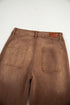 Modern Minimalist Patch Pocket Wide Leg Denim Jeans
