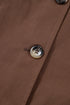 Modern Patchwork Collared Buttoned Leopard Liner Jacket