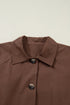 Modern Patchwork Collared Buttoned Leopard Liner Jacket