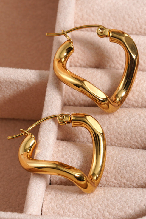 Modern Plated Three Dimensional Spiral Design Alloy Earrings