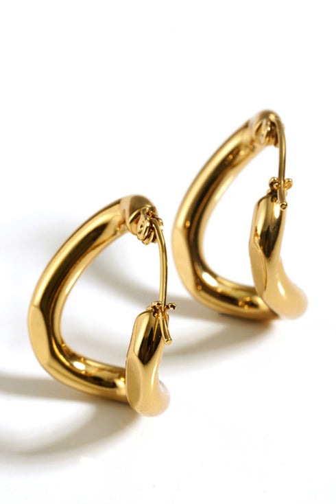 Modern Plated Three Dimensional Spiral Design Alloy Earrings