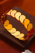 Modern Plated Titanium Steel Water Drop Bangle